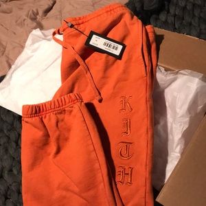 Kith women’s sweat pants. On reserve for $100.